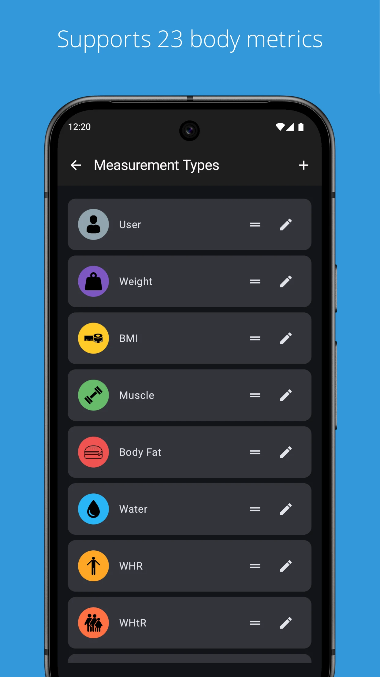 openScale screenshot